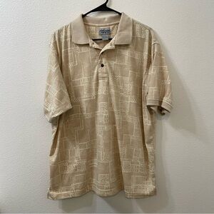 Windham pointe Hawaiian shirt tan large